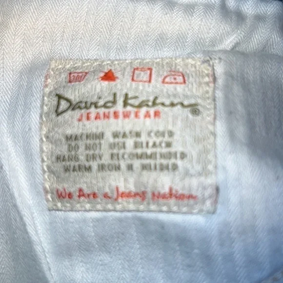 David Kahn Skirts | David Kahn Cindy Denim Embroidered Pocket Skirt Blue… - Picture 5 of 6